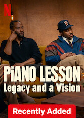 Kliknij by uzyskać więcej informacji | Netflix: The Piano Lesson: Legacy and a Vision / Lekcja gry na pianinie: Dziedzictwo i wizja | Join the director, cast and producers of "The Piano Lesson" for an illuminating, intimate conversation about bringing August Wilson's play to the screen.<br><b>New on 2024-12-06</b> <b>[US]</b>